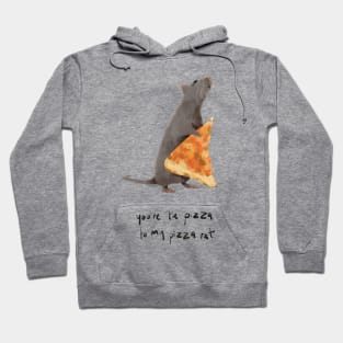 Pizza Rat Love Hoodie